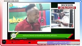 Kwasi Aboagye angrily sack  Omane Acheampong from Peace FM studio for telling lies against Mahama