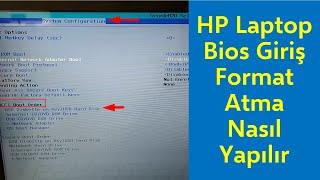 HP Laptop Bios Giriş ve Format Atma Nasıl Yapılır