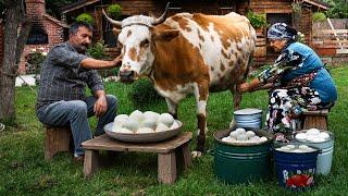 Fresh Adana Cheese from Cow's Milk: A Village Tradition 