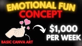 I Made $1000/Week Selling Basic Canva Arts - (FULL GUIDE)