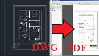 Transformar de DWG a PDF ---Fácil---