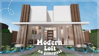 Minami Oroi Bloxburg Speedbuild and Tour No Gamepass Modern Loft House   May 25 2021