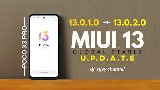 UPDATE MIUI 13 GLOBAL STABLE | POCO X3 PRO 2022