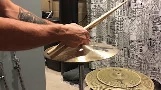 13” Zildjian K Dark Custom / Z Custom Dyno (vented) sound test