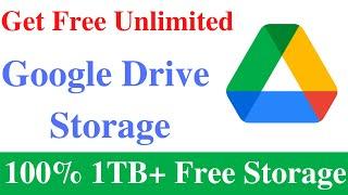 Get Unlimited Google Drive Storage For Free | GDrive Unlimited Storage | 100% Working Cloud Storage