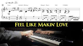 "Feel Like Makin' Love" (Roberta Flack) - Jazz Piano Arrangement With Sheet Music by Jacob Koller