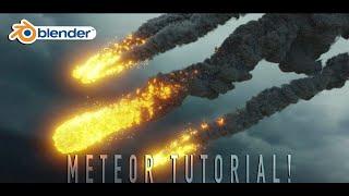Meteor in Blender 3d | Pro Blender Tutorial (ft. KHAOS add-on)