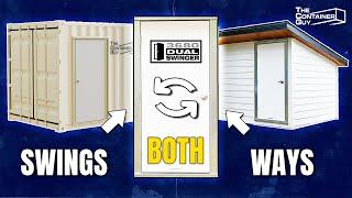 Step-by-Step Man Door Installation for Your Backyard Shed or Shipping Container w/ Pet Door