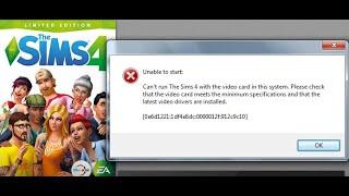 The Sims 4 - Unable to Start Hatası Kesin Çözüm!!