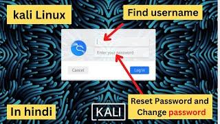 How to Reset Forgotten Password on Kali Linux #kalilinux  #linux