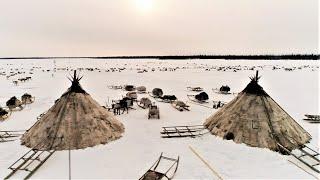 Чум, вигвам и типи - жилище коми зырян | Siberian tent - choom or teepee. The warmest nomad's house