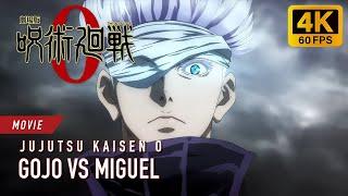 Gojo vs Miguel [4K 60FPS] | JUJUTSU KAISEN 0