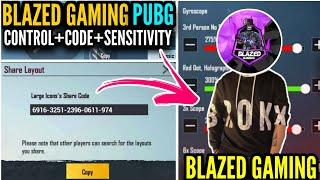 [NEW] Blazed Gaming Layout Code And Sensitivity Code 2021 || PUBG MOBILE ||Blazed Gaming