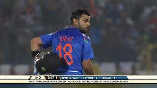 Virat Kohli 100* (52) vs Australia 2nd ODI 2013 Jaipur (Extended Highlights)