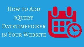 How to Implement jQuery Datepicker with Timepicker
