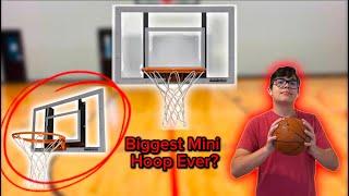 WORLD’S BIGGEST MINI HOOP!?! JustInTymeSports Mini-Pro Ultimate Review!