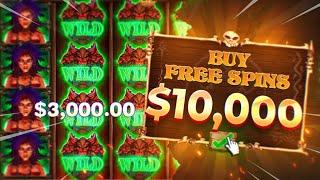 Buying a $10,000 Voodoo Magic Slot Bonus (10K Bonus Buy Series #10)