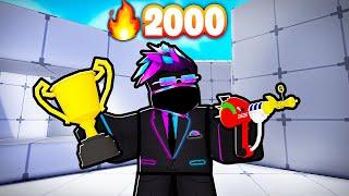 I got a 2000 WINSTREAK in Roblox Rivals!