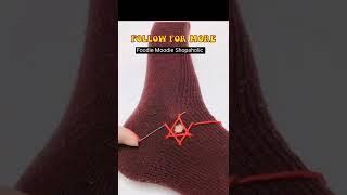 How To Fix Holes In Socks.Easy Embroidery Hack To Repair Holes In Socks.(Save Money) #hack #tutorial