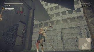 NieR Automata DLC Revealing Outfit Level 80 Quest (First Playthrough)