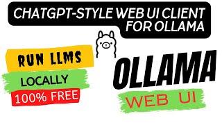 How TO Install Ollama Web UI | ChatGPT LIKE Interface
