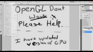 OpenGL doesn't work   Photoshop CS5 ေၿဖရွင္နည္း