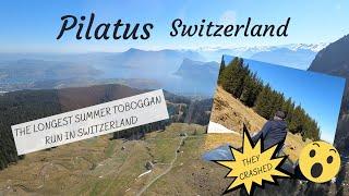 Mt Pilatus - The longest summer toboggan run in Switzerland