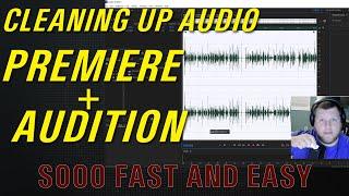 Clean Up Audio - Audio Editing Premiere and Audition - Remove background noise and reverb