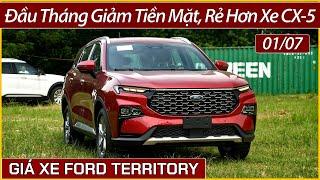 Khuyến mại xe Ford Territory đầu tháng 07. Giảm tiền mặt 70 triệu tùy bản và rẻ hơn xe CX-5.