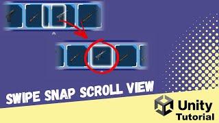 Swipe Snap Scroll View / Scroll Rect (Unity Beginner Tutorial)