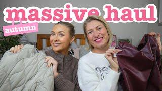 HUGE AUTUMN COLLECTIVE HAUL!! Primark, ZARA, River Island & more!! mum vs daughter!