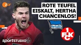 Hertha BSC – 1. FC Kaiserslautern | DFB-Pokal 2023/24, Viertelfinale | sportstudio