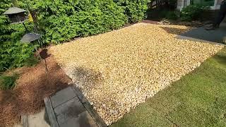 Dry Creek Bed Installation and Landscape Drainage Solution | Brooks Landscaping