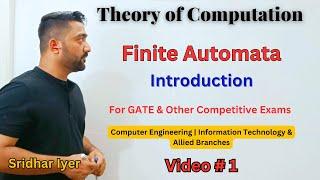 Video 1 Introduction to Finite Automata | TOC  Masterclass| Sridhar Iyer