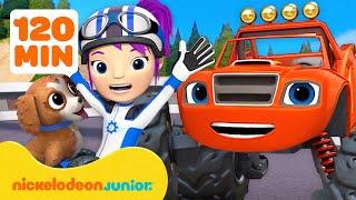 Blaze | Blaze sauve un chiot, les Monster Machines et d'autres sauvetages! | Nickelodeon Jr. France