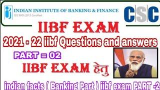 Iibf exam Questions and answer 2021 January