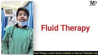 Fluid Therapy by Dr Nilesh Yadav