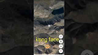 #50  Kong face in Google earth & Google maps.so weird  things.secret earth places. #shorts