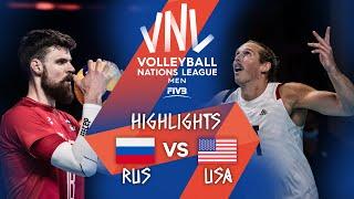RUS vs. USA - Highlights Week 2 | Men's VNL 2021