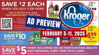 *SUPER BOWL DEALS* Kroger Ad Preview for 2/5-2/11 | MEGA SALE, 5x Weekly Digitals, & MORE