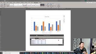 Add and Edit Excel Charts Within a Word Document