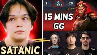 Satanic GOES OFF! 15 Min Midlane Massacre vs. Saksa & 423 