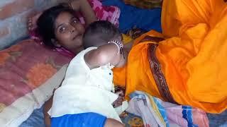 Baby feeding | Breastfeeding Vlogs Indian Village Mom