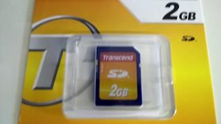 Transcend 2GB SD Card - TS2GSDC