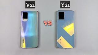 Vivo V21 Vs Vivo Y21 | SPEED TEST