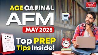 CA Final AFM Revision: Exam Strategy by Sanjay Saraf Sir