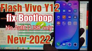 Cara Terbaru Flash Vivo Y12 / Vivo Y15 Tanpa Auth , Via USB only Fix Bootloop Restart & Bebas Update