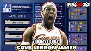 Best '06-'07 CAVS LEBRON JAMES build in NBA 2K24