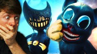 BENDY vs CARTOON CAT the REAL LIFE BATTLE