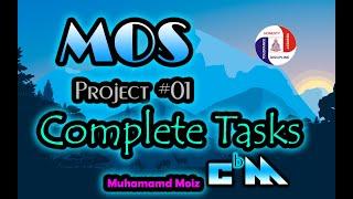 MOS |  Project # 01  | All Tasks | 1 to 10  | PGC | Codelet